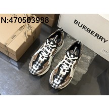 [152] 버버리 커플 빈티지 체크 이음 TB 스니커즈 브라운 burberry