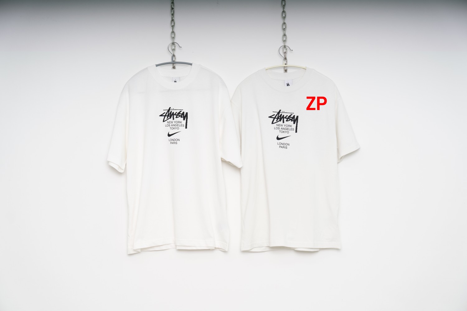 [사슬공장2] 나이키 x 스투시 월드투어 티셔츠 화이트 - 아시아 Nike Stussy WT T-Shirt White Asia DD