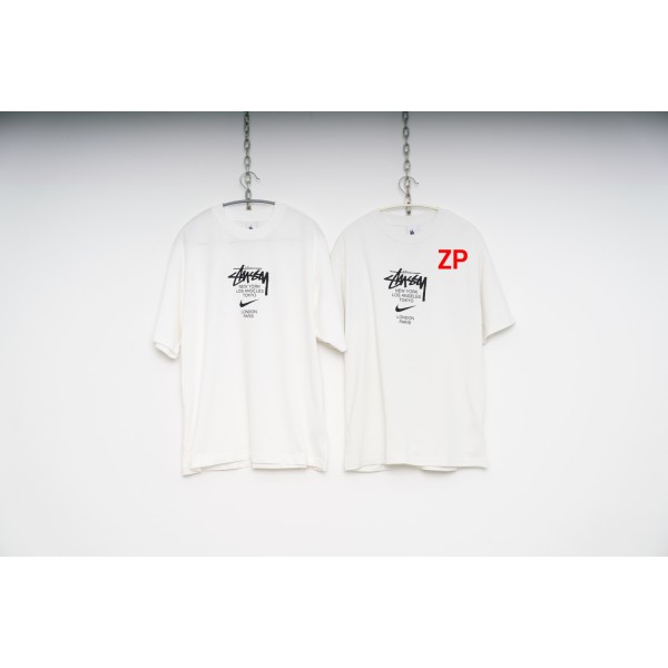 [사슬공장2] 나이키 x 스투시 월드투어 티셔츠 화이트 - 아시아 Nike Stussy WT T-Shirt White Asia DD