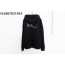 [사슬공장] 발렌시아가 웨이브 자수 테이프 후드티 블랙 balenciaga