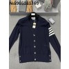 TJ공장 톰브라운 4bar 얇은 울 가디건 네이비 Thombrowne