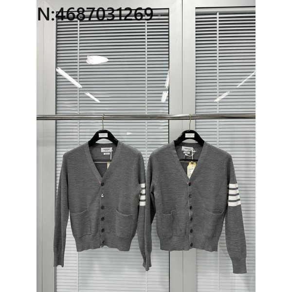 TJ공장 톰브라운 4Bar 양털 가디건 그레이 Thombrowne