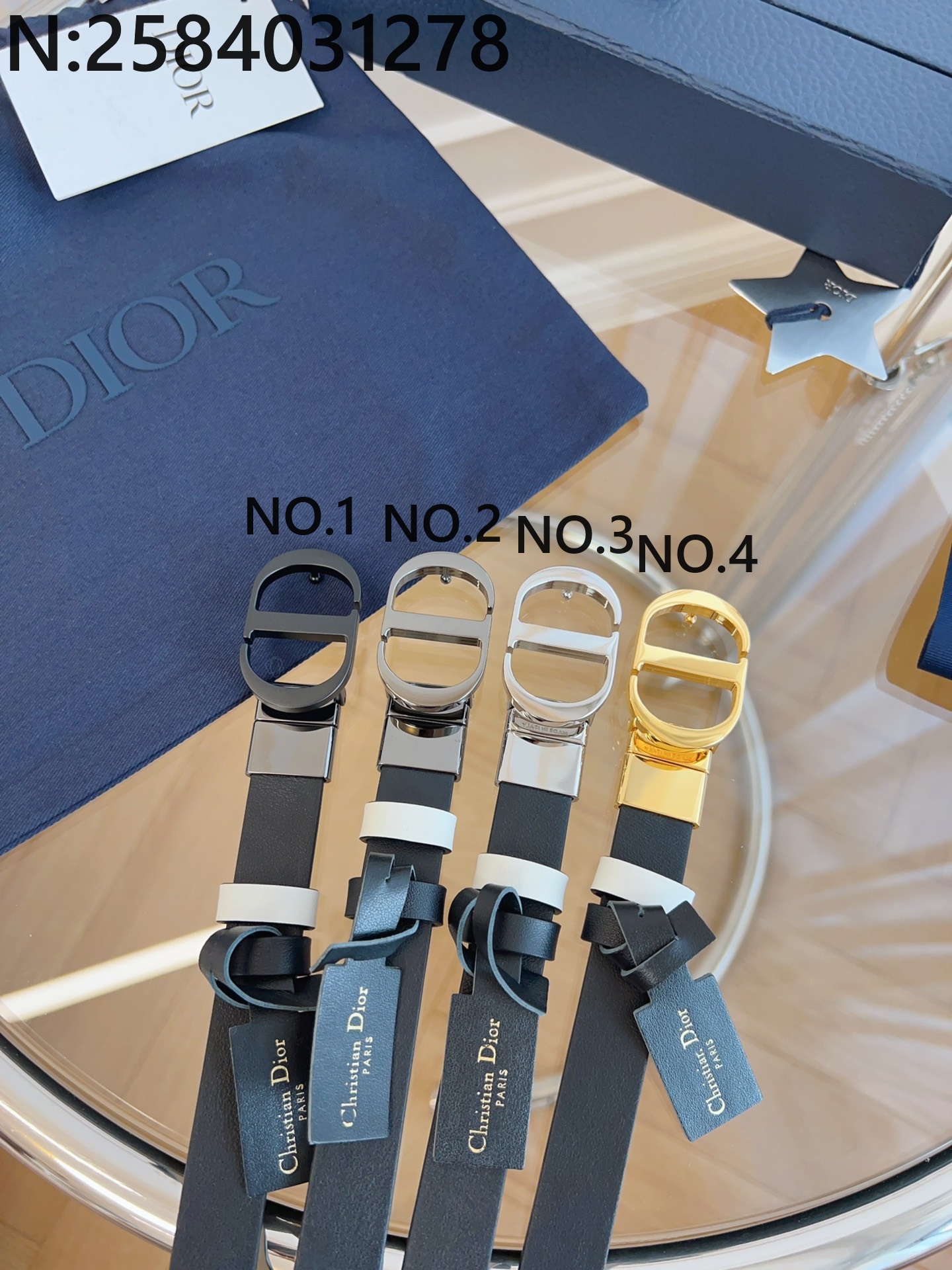 디올 2.0cm CD버클 블랙 벨트 4컬러 Dior