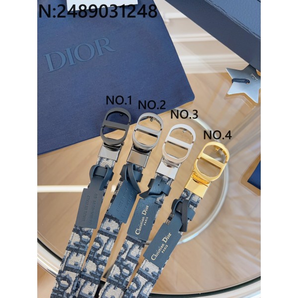 디올 오블리크 2.0cm CD버클 벨트 4컬러 Dior