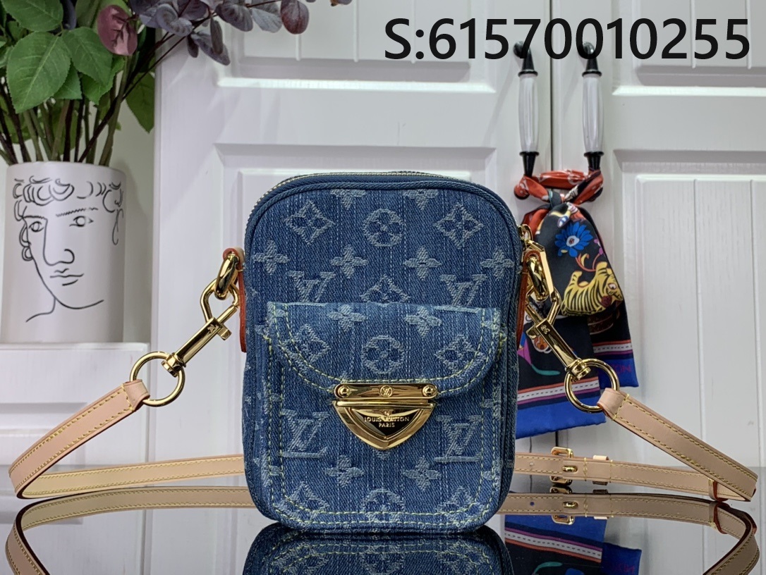 [88factory] 루이비통 Fairfax Pochette 숄더백 데님 M82948 14*2.7*18cm LOUIS VUITTON