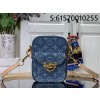 [88factory] 루이비통 Fairfax Pochette 숄더백 데님 M82948 14*2.7*18cm LOUIS VUITTON