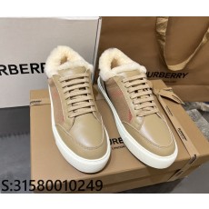 [152] 버버리 빈티지 양털 로우탑 스니커즈 2컬러 burberry