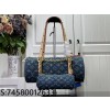 [88factory] 루이비통 빠삐용 숄더백 M46830 데님 LOUIS VUITTON