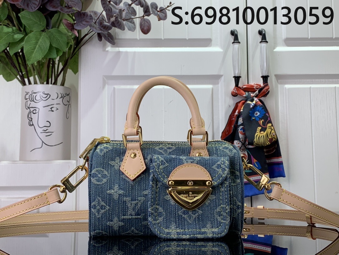 [88factory] 루이비통 나노 스피디 M82950 16*7.5*10cm 데님 LOUIS VUITTON