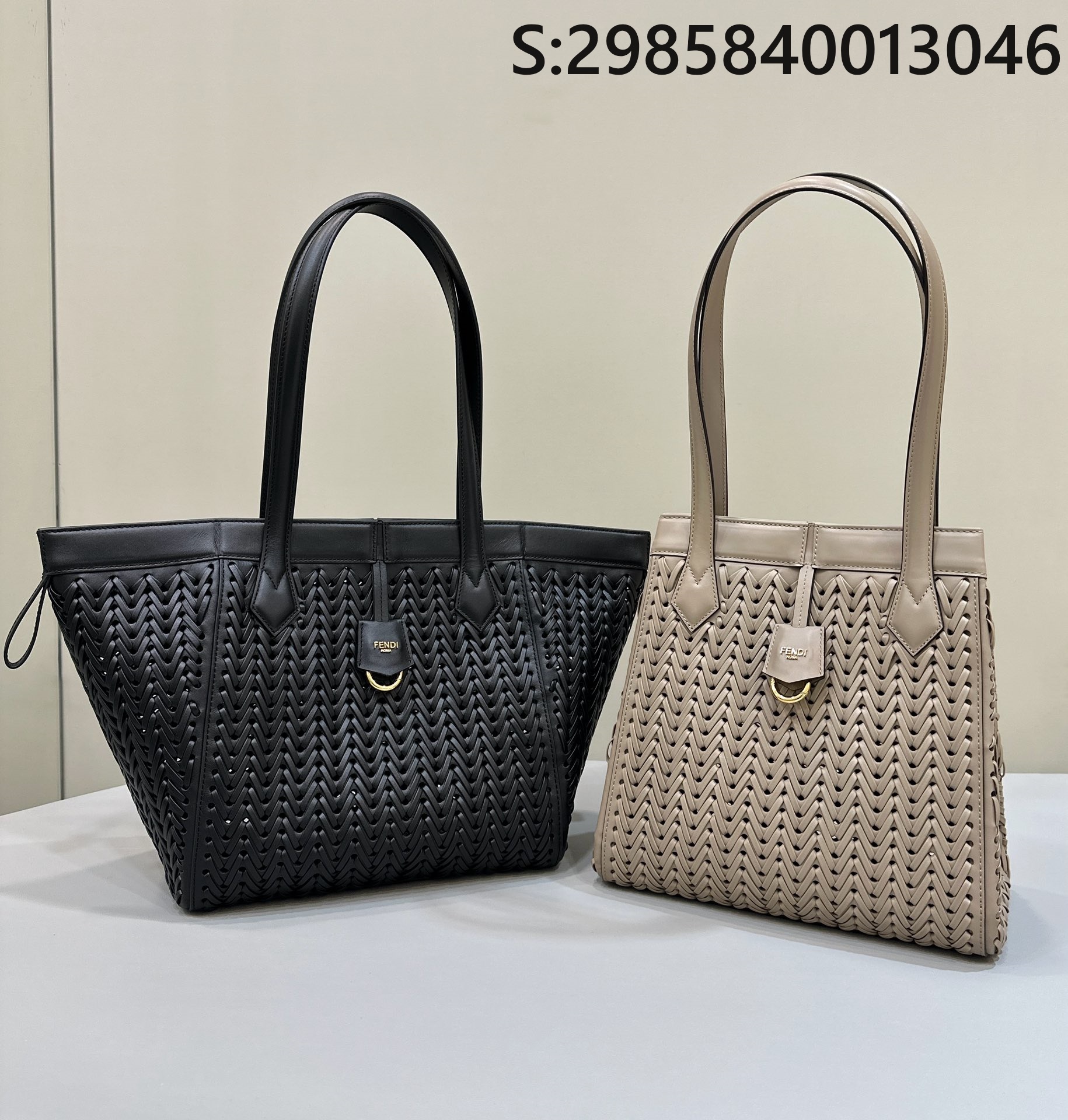 [니콜] 펜디 오리가미 편직 숄더백 2컬러 8BH414 27*15*27cm Fendi