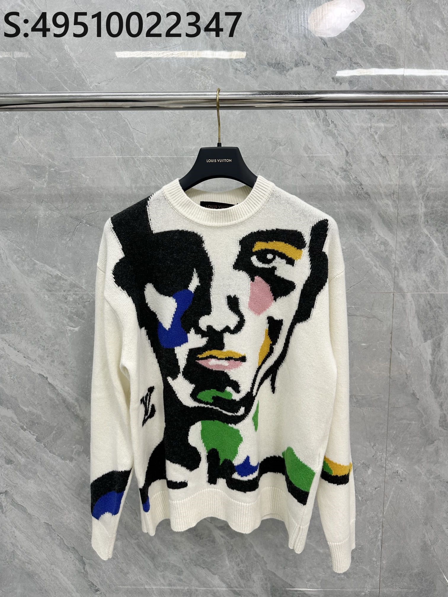 TJ공장 루이비통 23SS 얼굴 자카드 양털 니트 LOUIS VUITTON