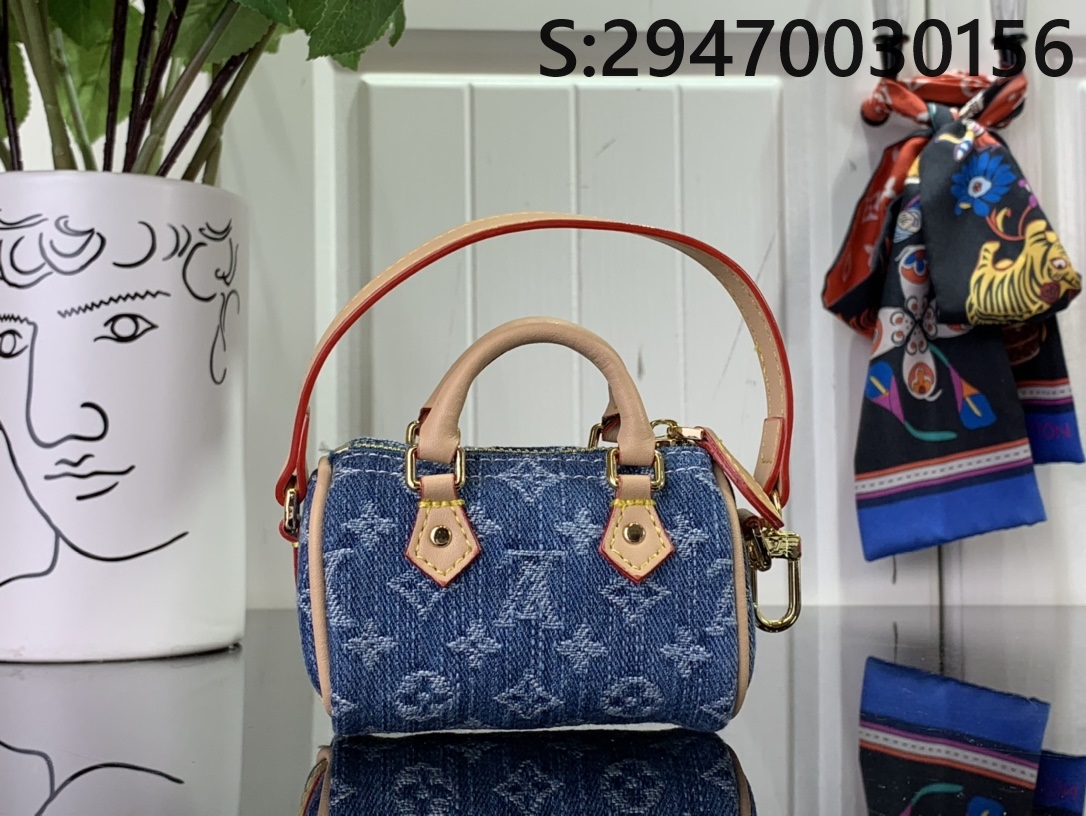 [88factory] 루이비통 마이크로 스피디백 백참 키링 M01701 LOUIS VUITTON