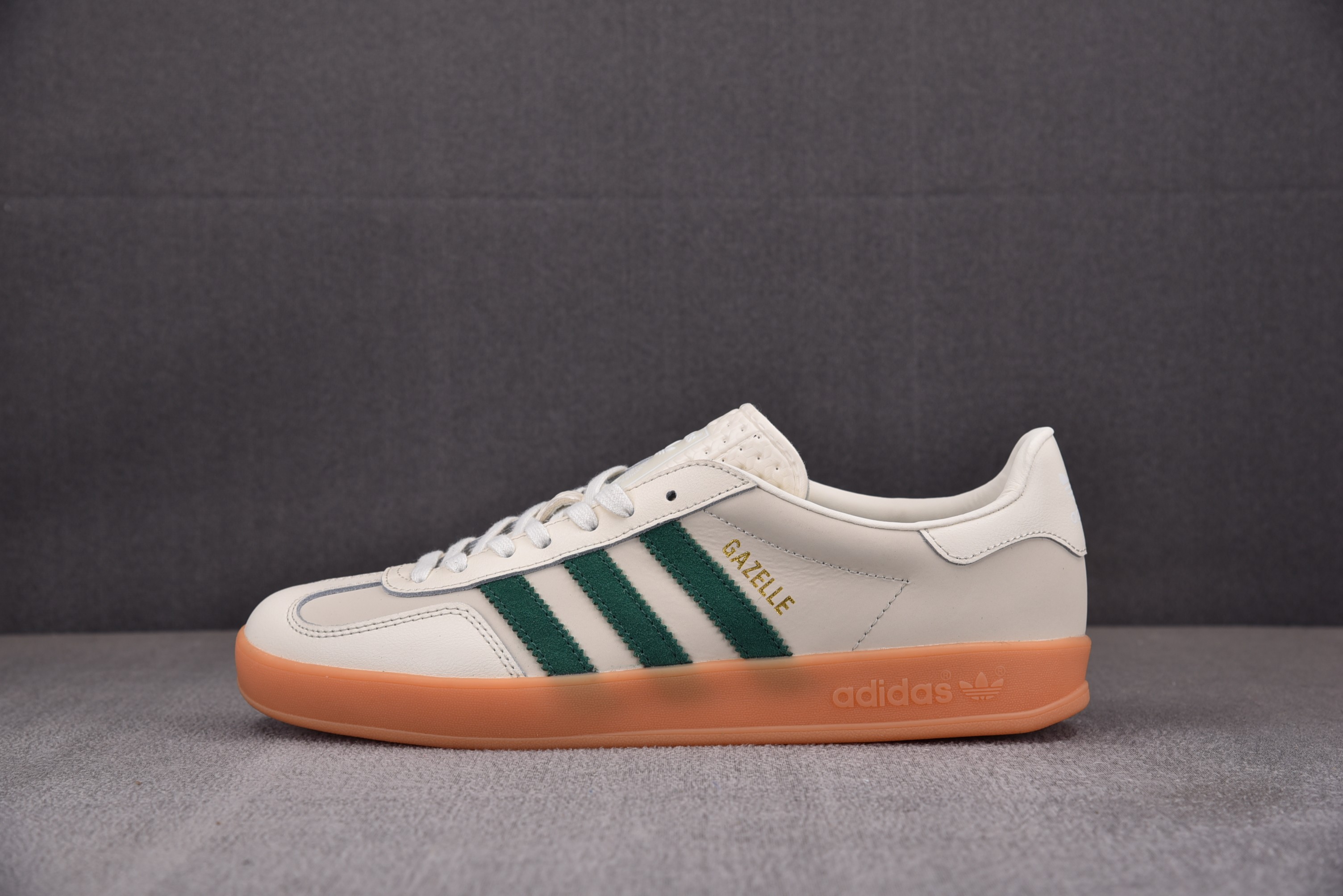 【纯原】AD Oiginals Gazelle Indoor T头鞋 白绿 ID2567