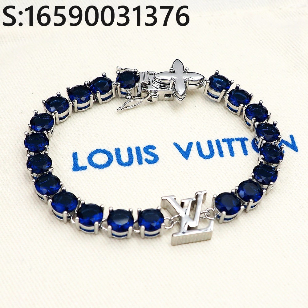 AGG 루이비통 LV 프라워 Crystals 팔찌 LOUIS VUITTON