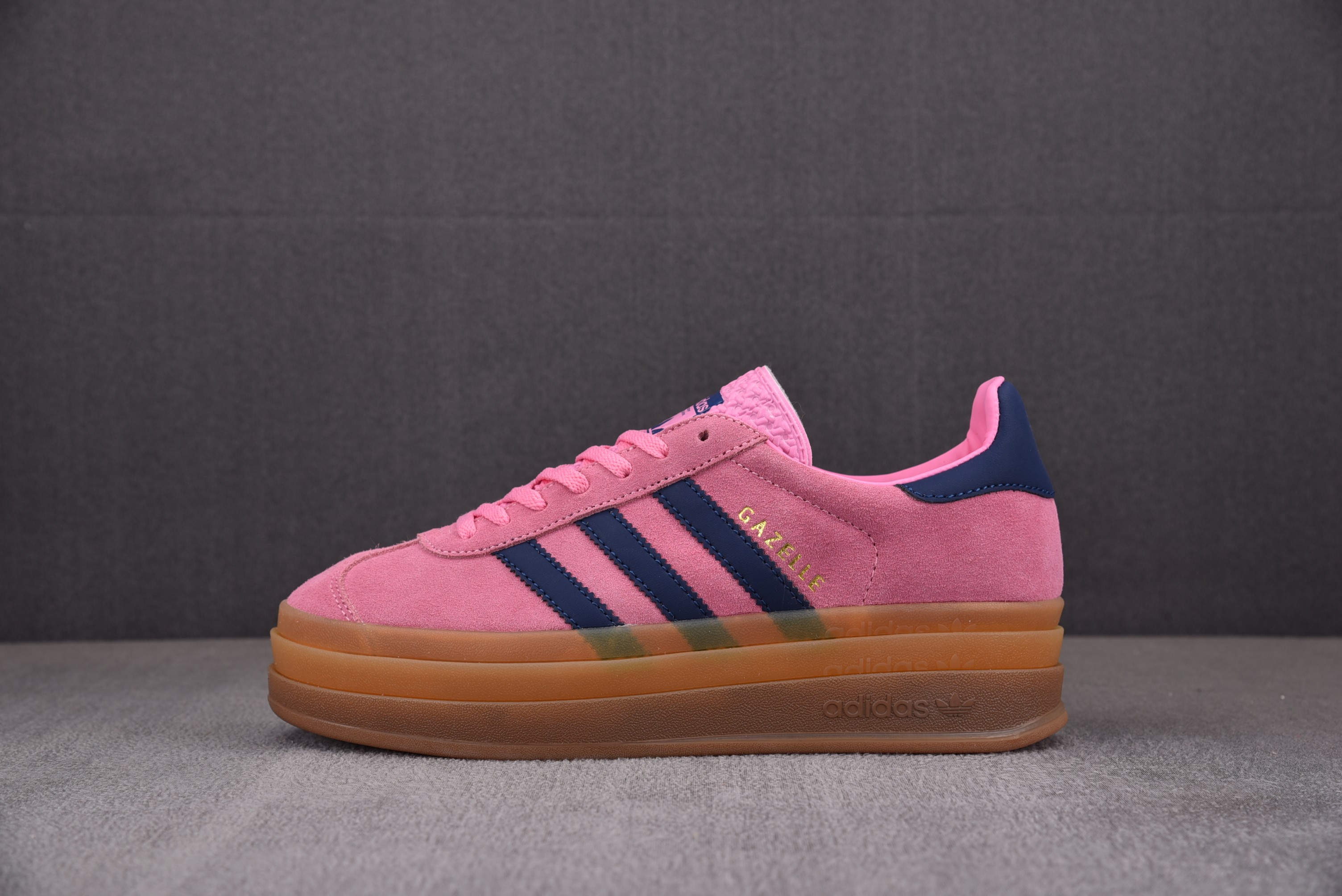 【纯原】W Ad Originals Gazelle Bold 厚底 粉色 H06122