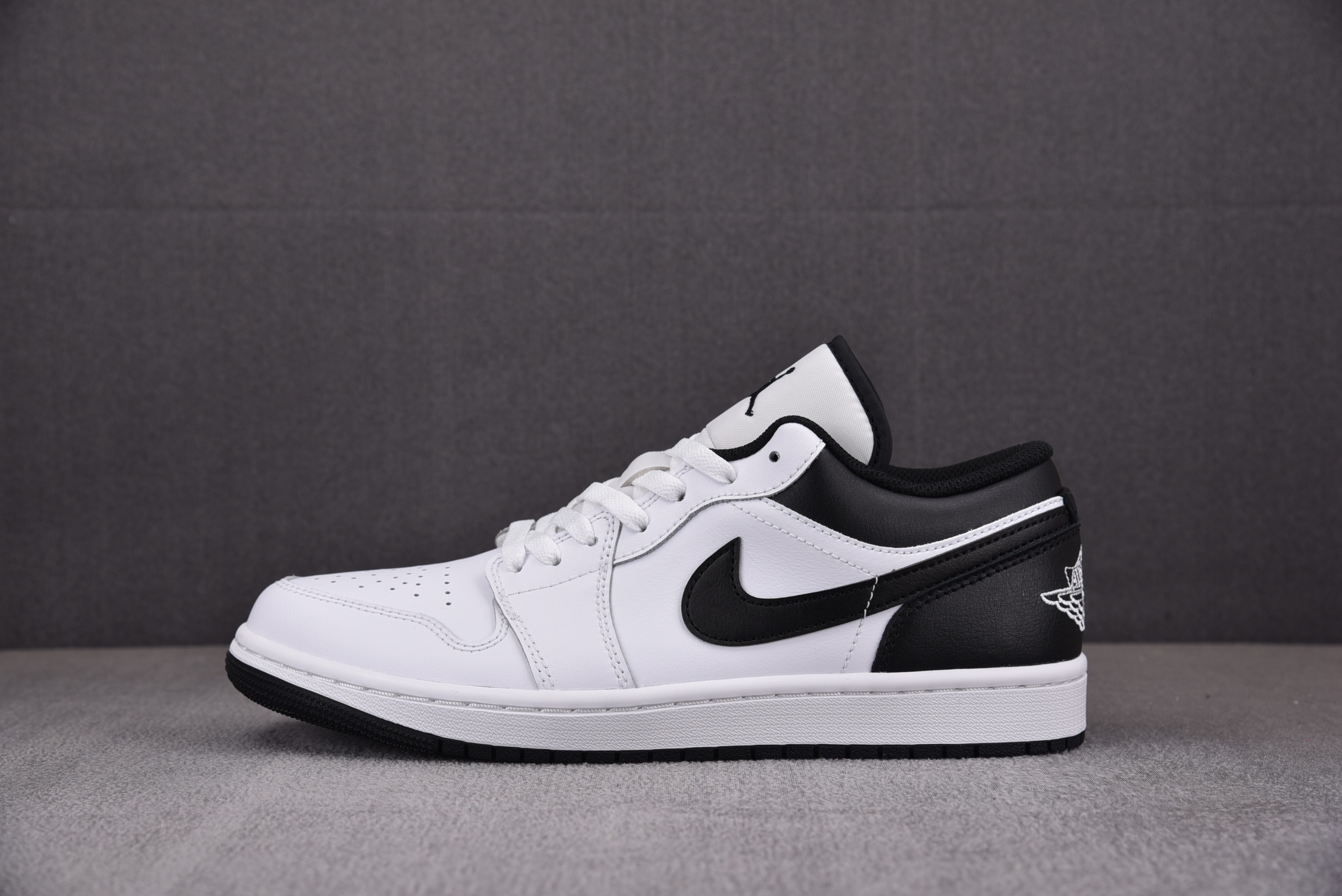 【CJ】Air Jordan 1 Low“White Black”白黑 553558-132