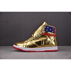 36-46 【DG】Air Jordan 1 x TRUMP 金色 PKTLP001