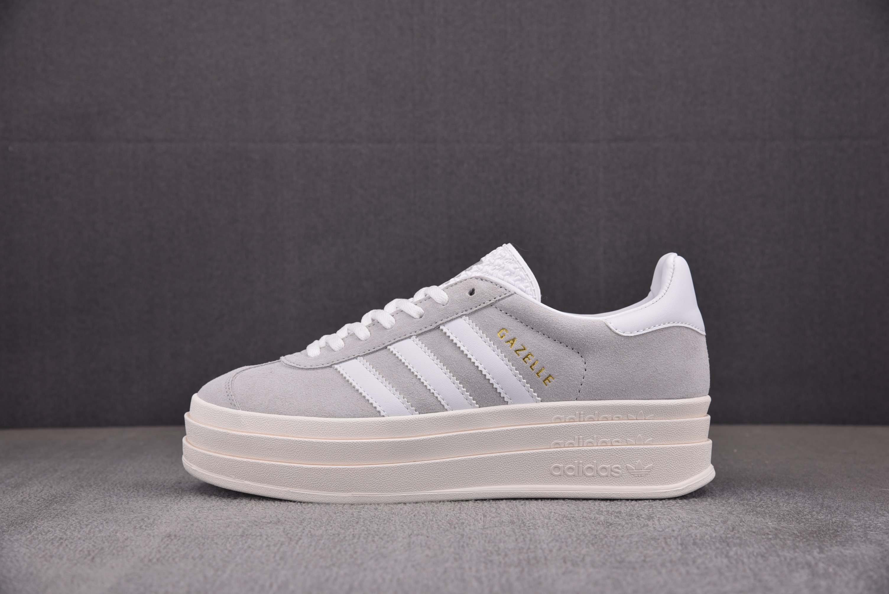 【纯原】Ad Originals Gazelle BOLD W 灰白