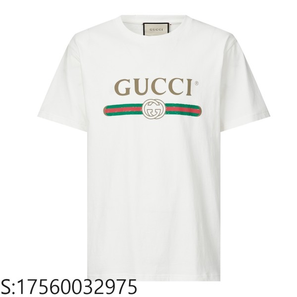 [잔디집2] 구찌 모노그램 GG 인터로킹 반팔티 화이트 Gucci