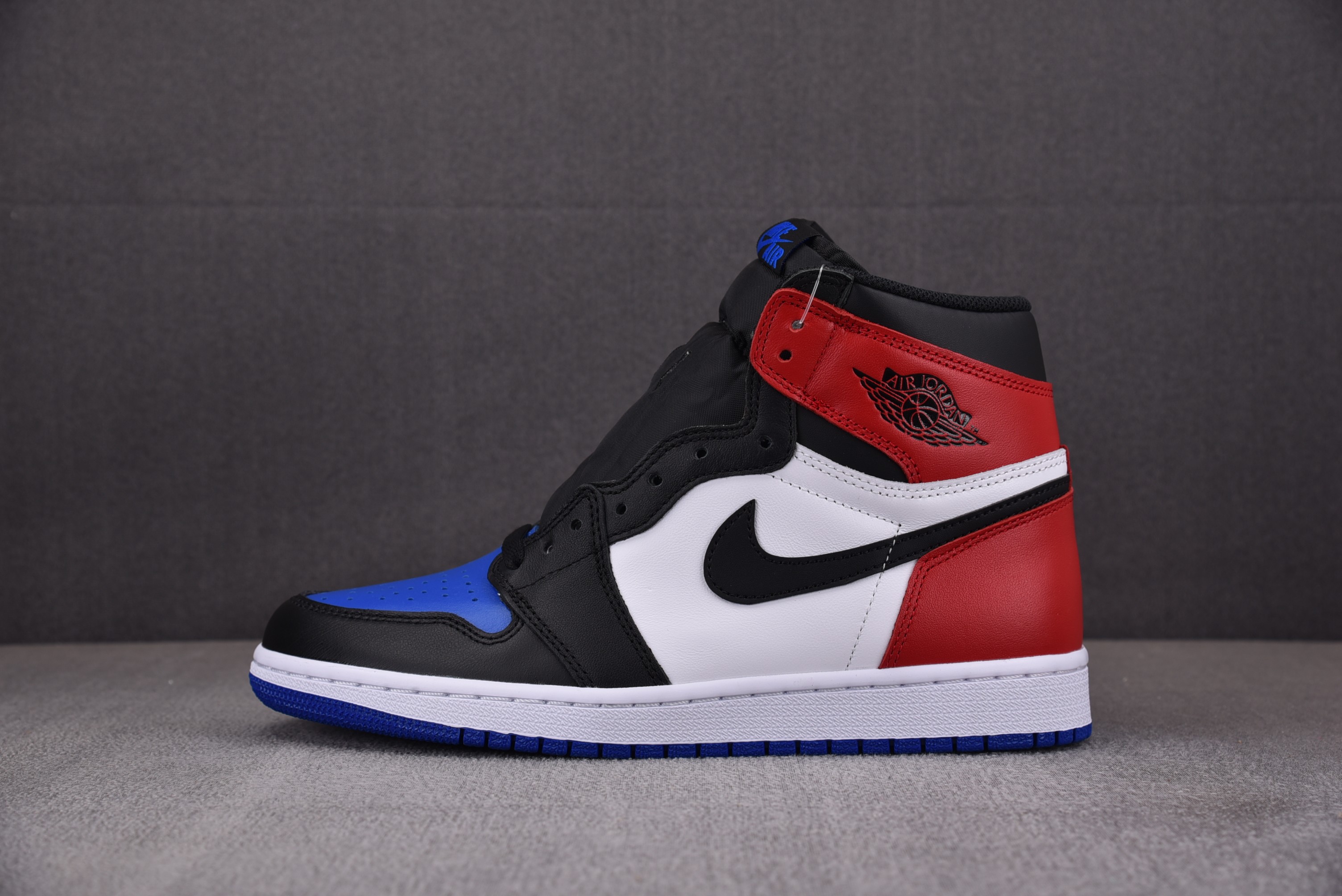 【DG】Air Jordan 1 Retro High OG Top 3 鸳鸯拼色 白蓝红 555088-026