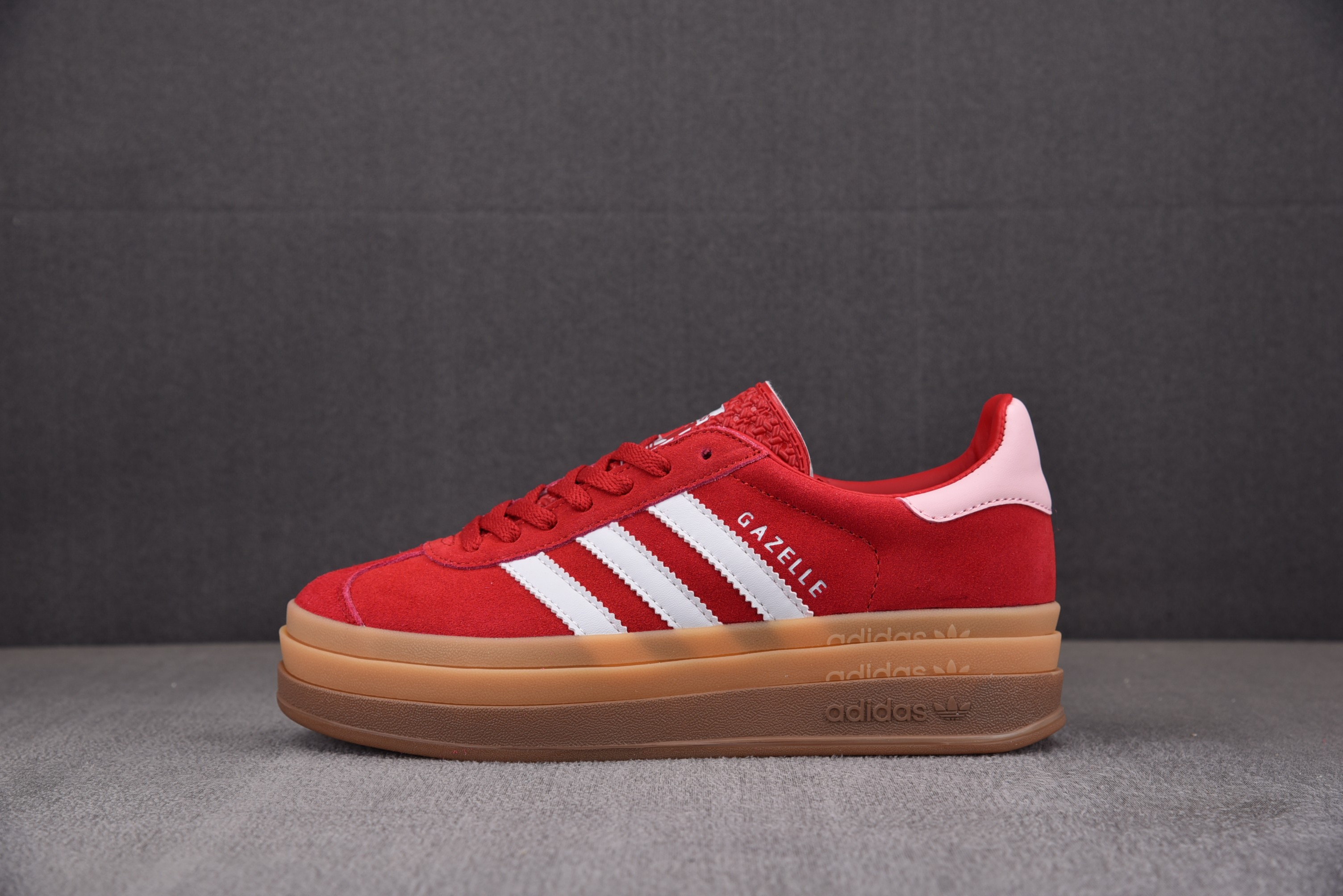 【纯原】AD Originals Gazelle BOLD 红白 ID6997