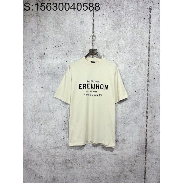 [사슬공장] 발렌시아가가 EREWHON 반팔티 라이트 베이지 balenciaga