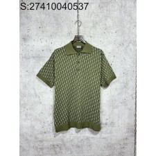 [사슬공장] 디올 23SS 오블리크 니트 반팔 폴로 초록색 Dior