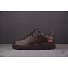 【OWF】Supreme x Air Force 1 Low“Baroque Brown”棕色 CU9225-200