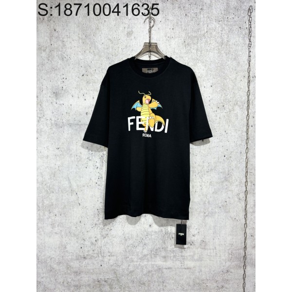 [사슬공장] 펜디 24SS 포켓몬 패턴 반팔티 블랙 Fendi