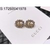 AGG 구찌 GG로고 큐빅 귀걸이 Gucci