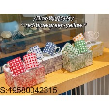 AGG 디올 커플 까나쥬 프로방스 머그컵 세트 4컬러 Dior