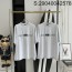 V공장 발렌시아가24SS 반면 디자인 모노그램 8 반팔티 그레이 balenciaga