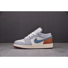 【CJ】Air Jordan 1 Low SE GS 白蓝 FZ5046-041