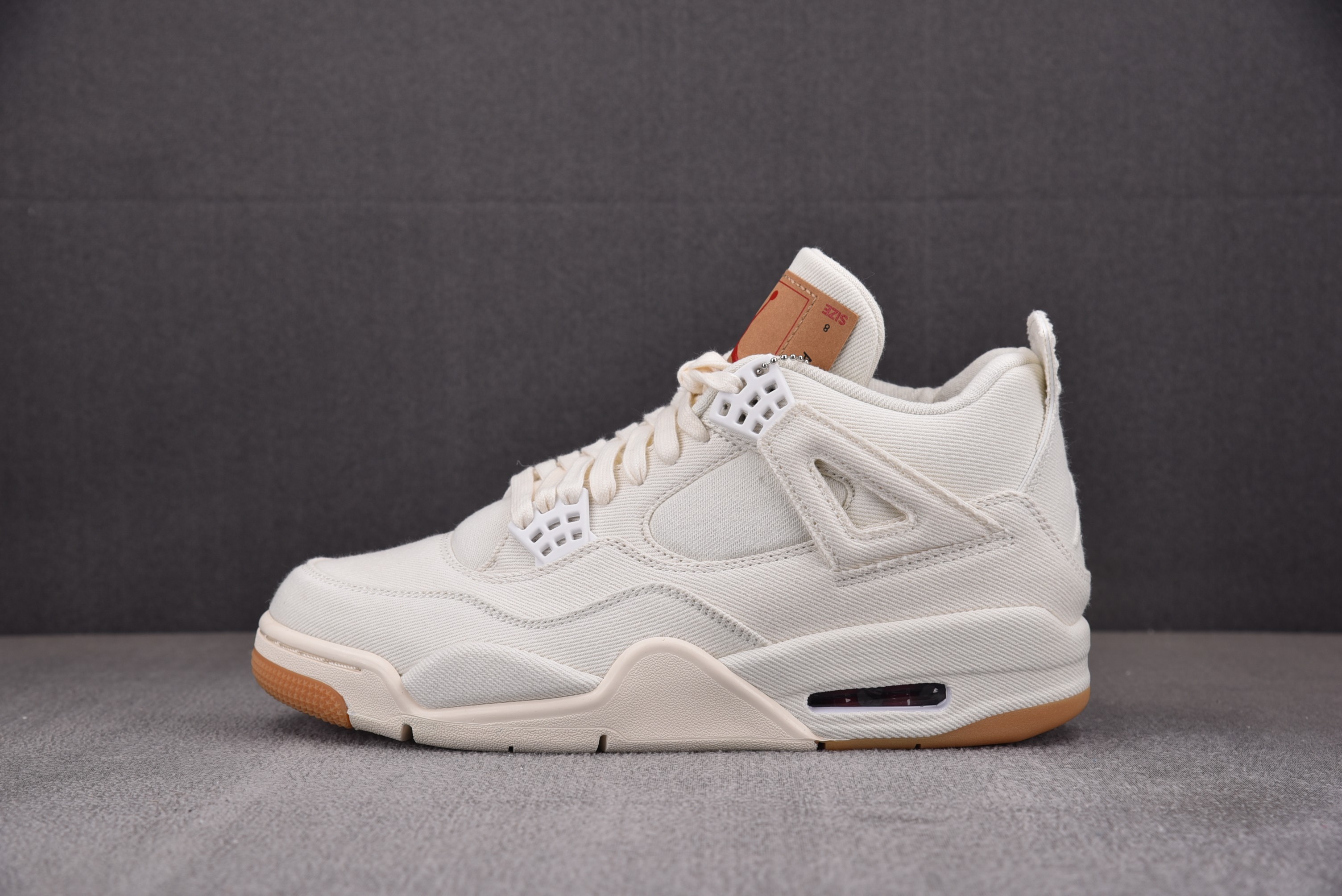 【KWGX】Air Jordan 4 Levis White（Levis Tag）李维斯 白色 AO2571-100