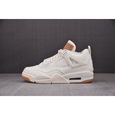 【KWGX】Air Jordan 4 Levis White（Levis Tag）李维斯 白色 AO2571-100