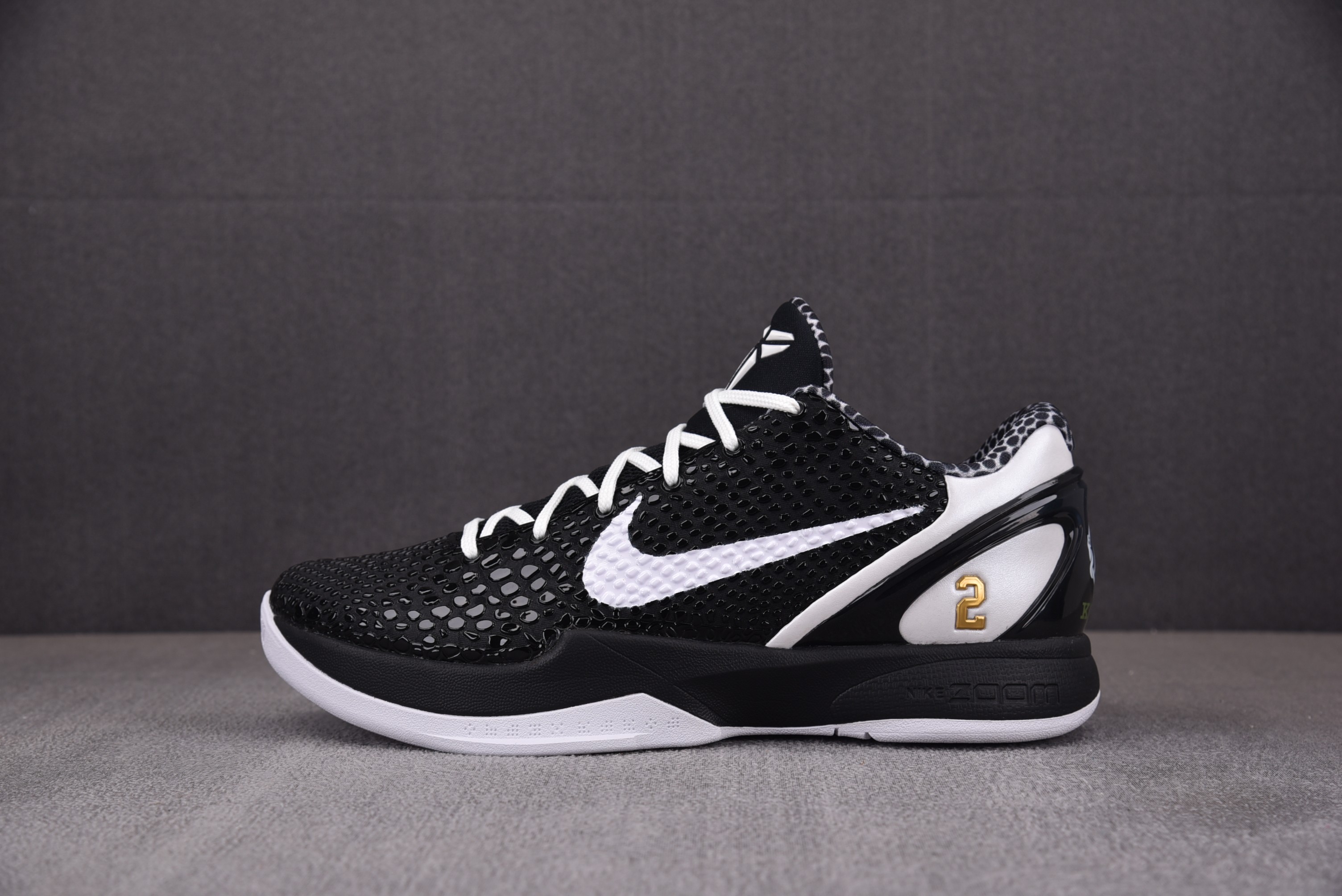 【KWGX】NK Kobe 6 Protro‘Mambacita Sweet 16’黑白 GiGi 曼巴基金会 CW2190-002