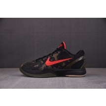 【KWGX】NK Zoom Kobe 6 Protro“Italian Camo”黑红 FQ3546-001