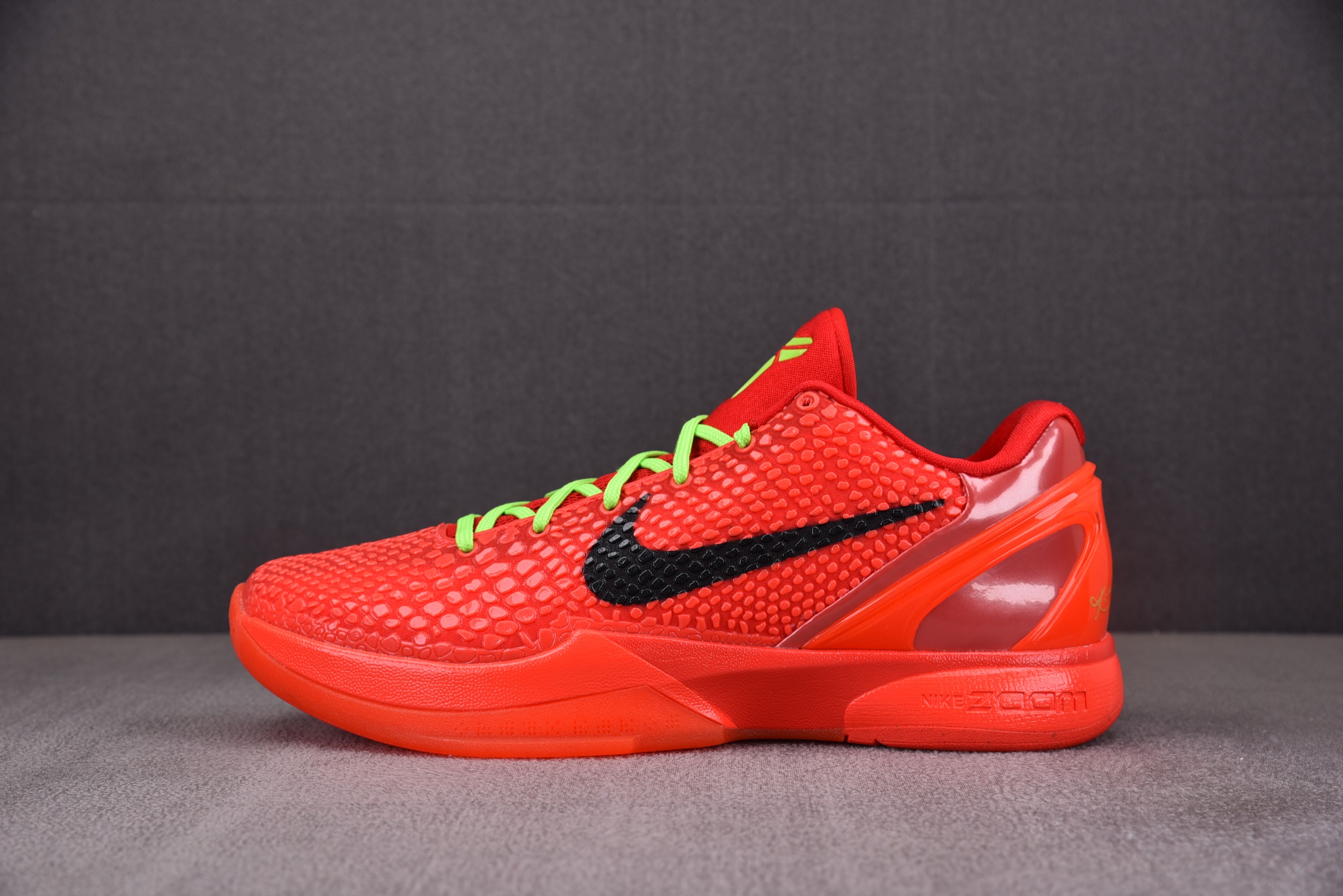 【H12】NK Kobe 6 Protro“Reverse Grinch”红色 反转青蜂侠 FV4921-600