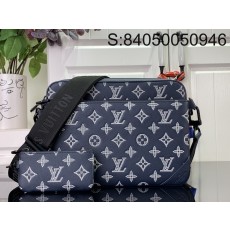 [88factory] 루이비통 트리오 메신저 M24753 25*18.5*7cm 블루 LOUIS VUITTON