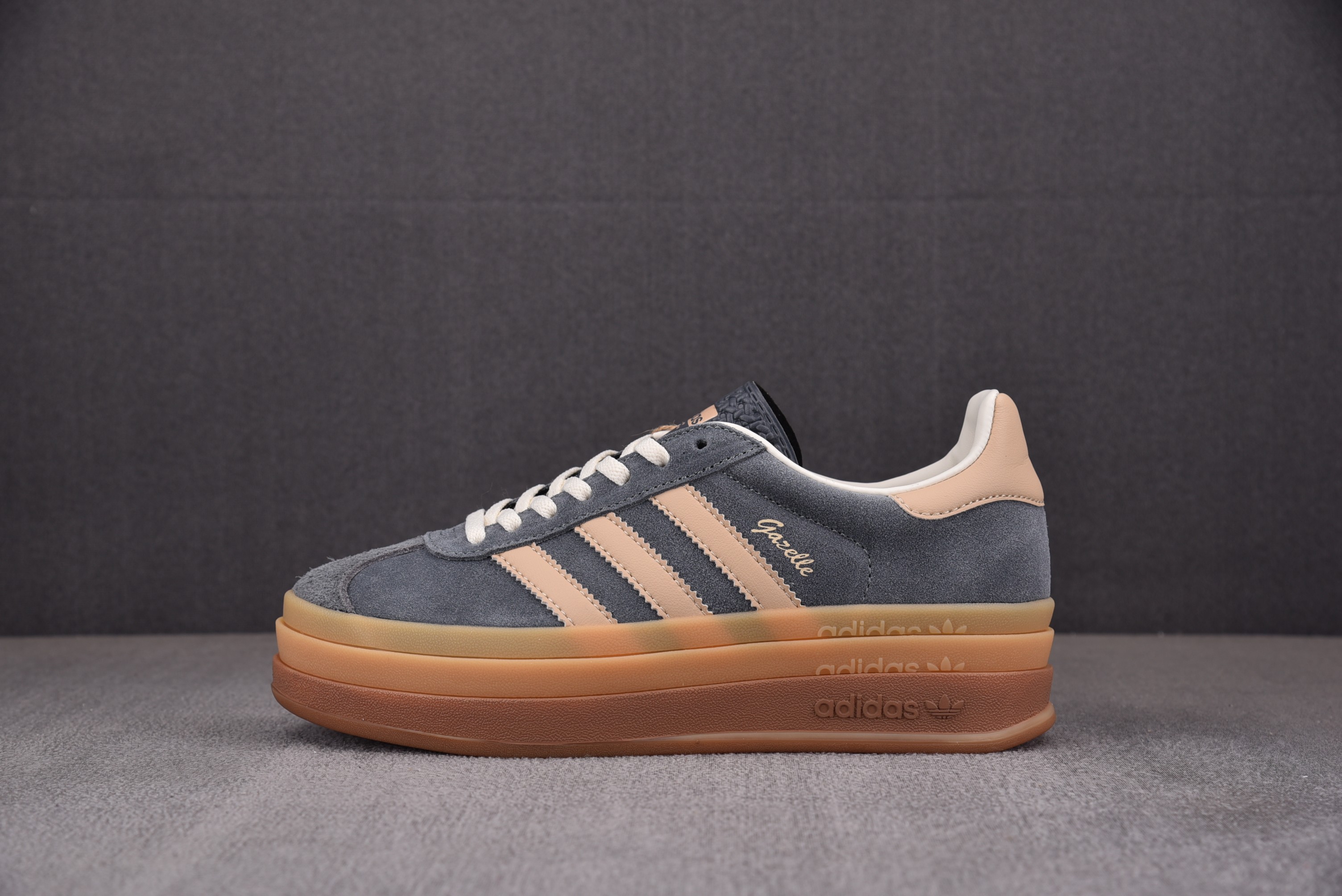 【纯原】AD Originals Gazelle BOLD 灰棕 IE0428