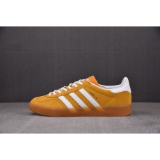 【TOP】AD Originals Gazelle Indoor 低帮板鞋 白黄 HQ8716