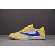 【OG】WMNS Travis Scott x Air Jordan AJ 1 Low“Canary”金丝雀 淡黄色 DZ4137-700