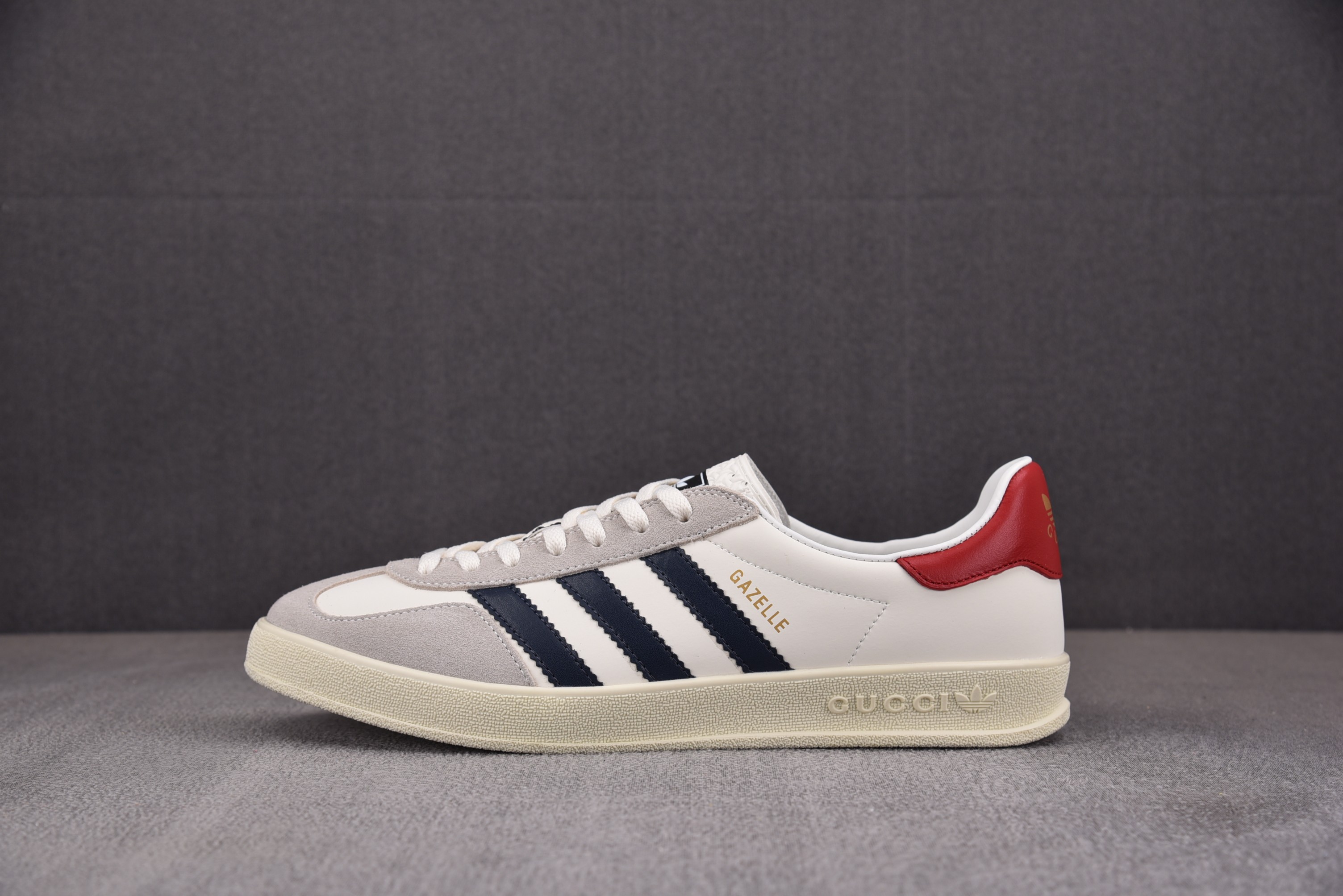 【NEW R】Adidas x Gucci Gazelle 白色 아디다스 구찌