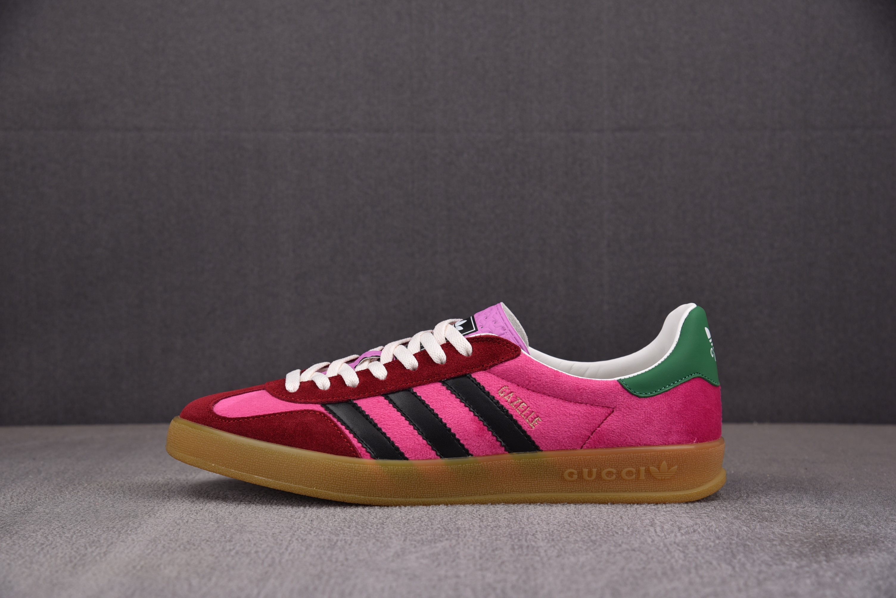 【NEW R】Adidas x Gucci Gazelle 粉色 아디다스 구찌