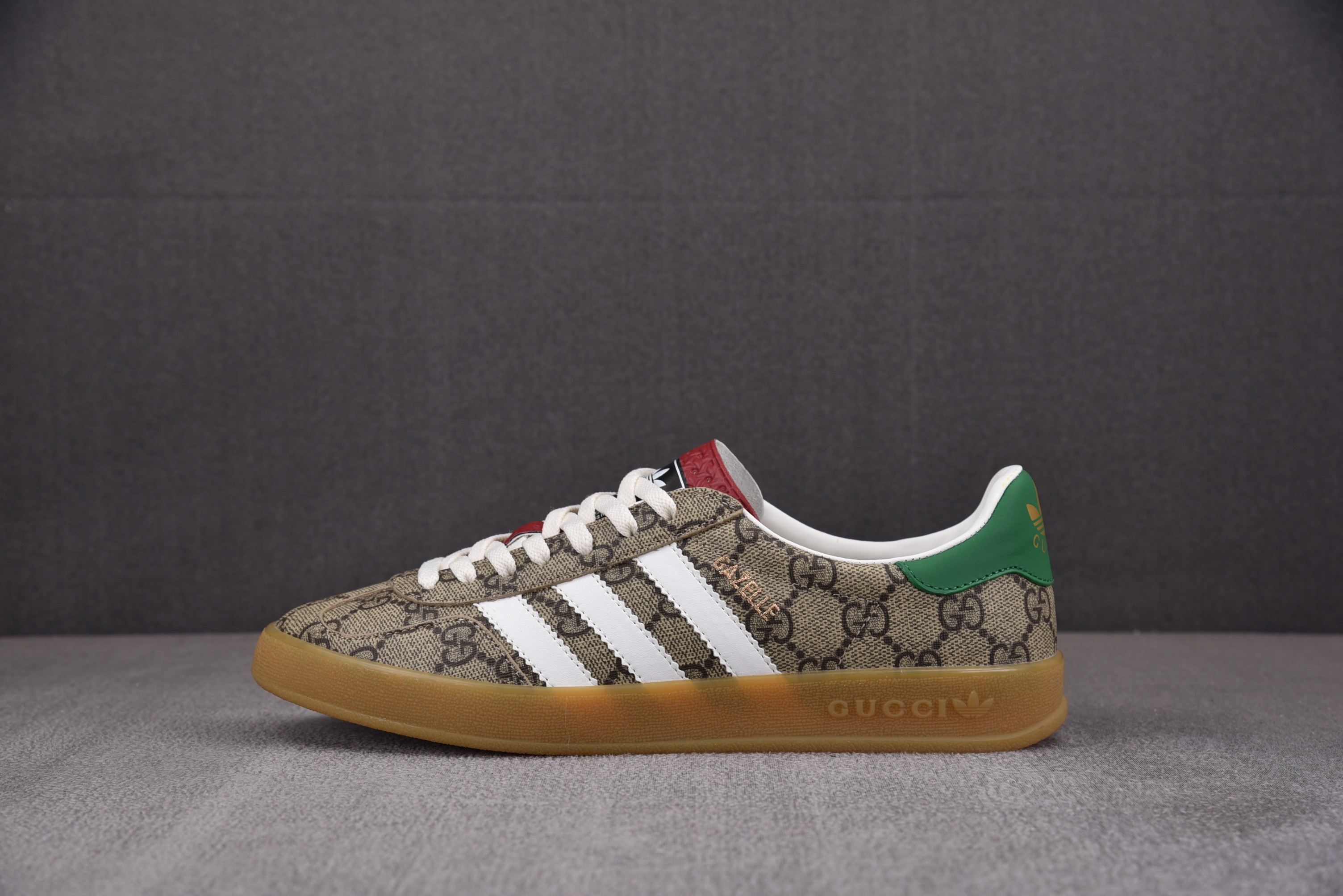 【NEW R】Adidas x Gucci Gazelle 乌木色 아디다스 구찌