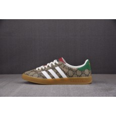 【NEW R】Adidas x Gucci Gazelle 乌木色 아디다스 구찌