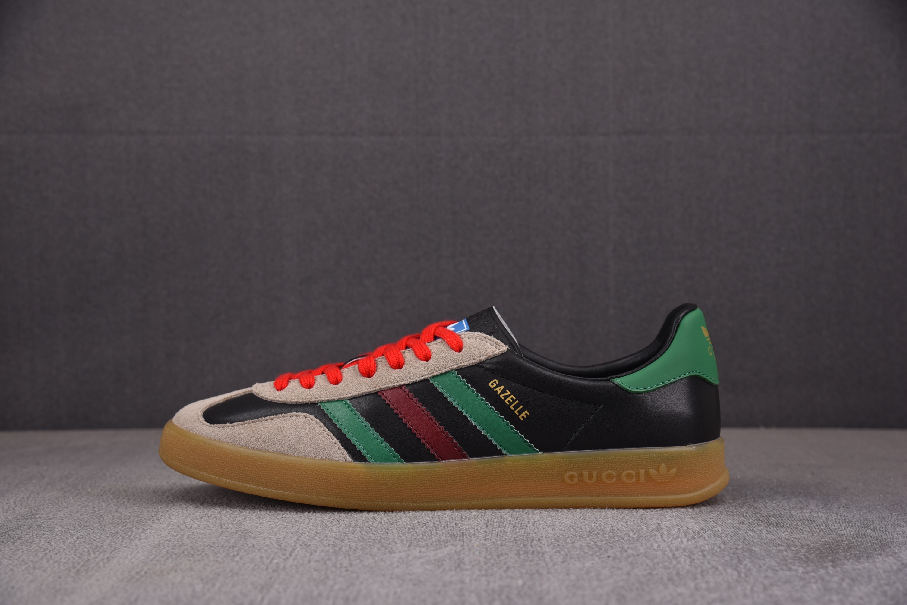 【NEW R】Adidas x Gucci Gazelle 黑色 아디다스 구찌