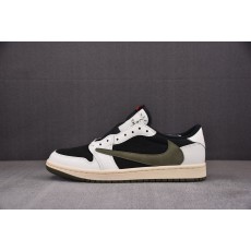 【GT】Travis Scott x Air Jordan 1 Low OG WMNS“Olive”橄榄绿 倒钩低帮 女款 DZ4137-106