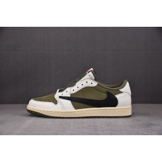 【PK】Travis Scott x Air Jordan 1 Low OG“Medium Olive”米绿 DM7866-200