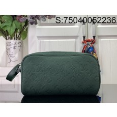 [88factory] 루이비통 돕 키트 클러치백 M24442 28*15*16.5cm 흑녹색 LOUIS VUITTON